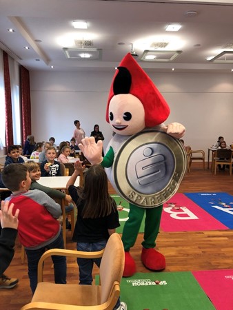 Besuch in der Sparkasse Horn